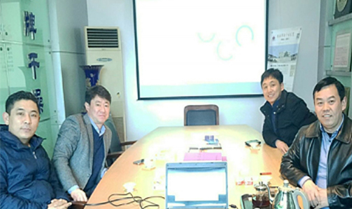 歡迎韓國(guó)客戶來(lái)訪，常州統(tǒng)一干燥祝您元宵快樂(lè)